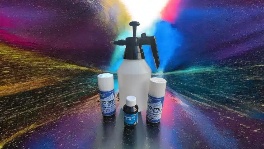 aedex ec 100ml, un pulvérisateur et 2 RCI 2000
