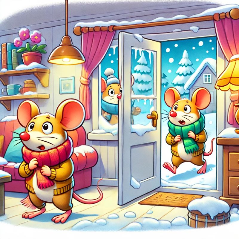 souris l'hivers