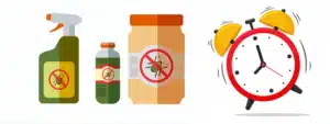 Combien de temps après un traitement chimique les cafards meurent-ils ?