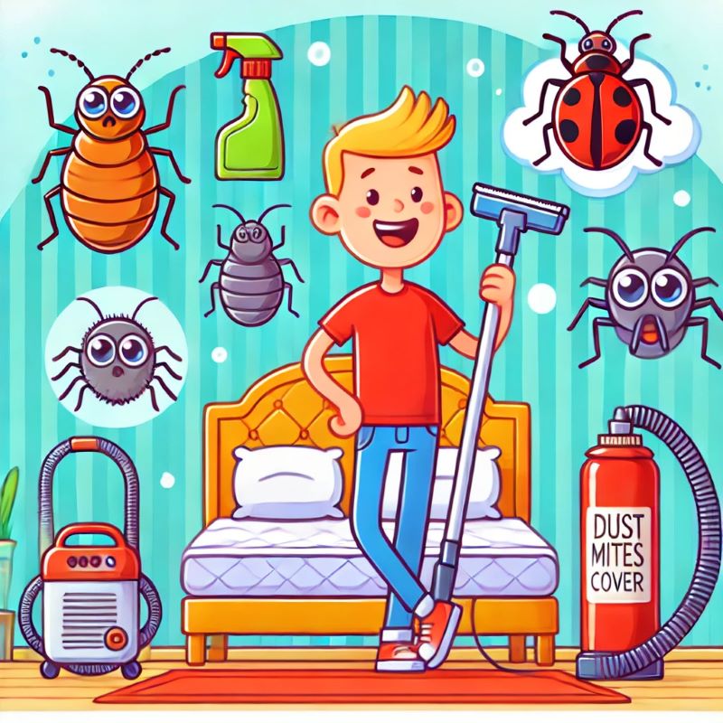Les méthodes pour se débarrasser des insectes dans les lits et les matelas