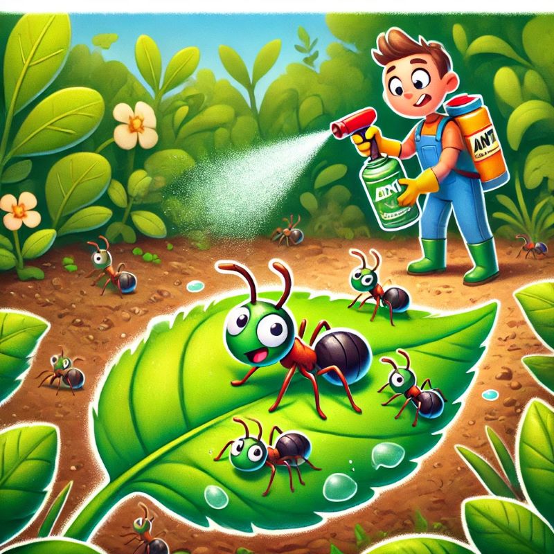 se débarrasser des fourmis dans le jardin