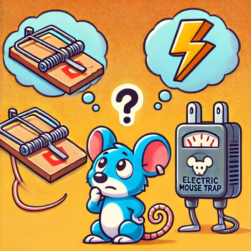 Pièges à souris électriques vs traditionnels