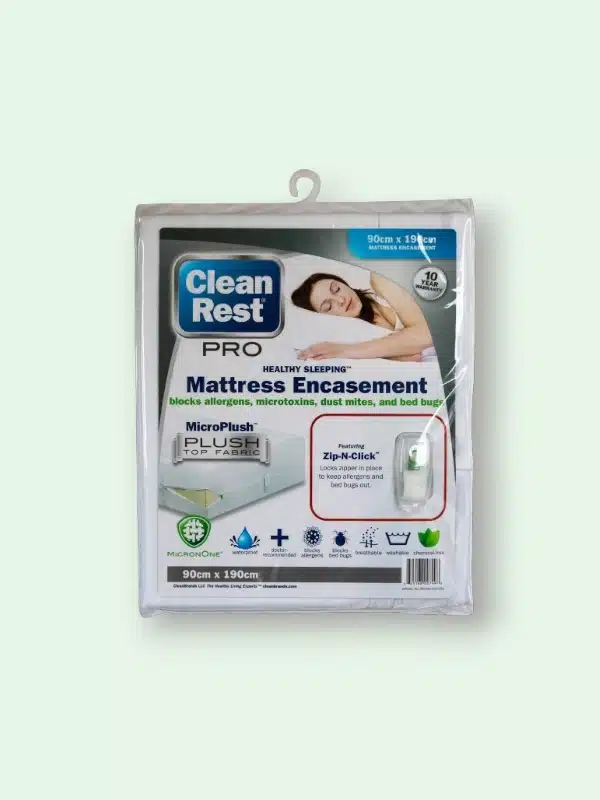 housse anti punaises de lit clean rest pro matelas 90x190cm