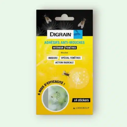 Adhésifs anti-mouches par 4 Digrain