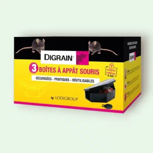 DIGRAIN® Boîtes Appât Souris Sécurisées