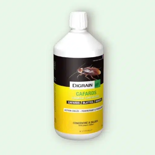 DIGRAIN® Cafards Formule Concentrée 1L – Insecticide Puissant Blattes et Cafards
