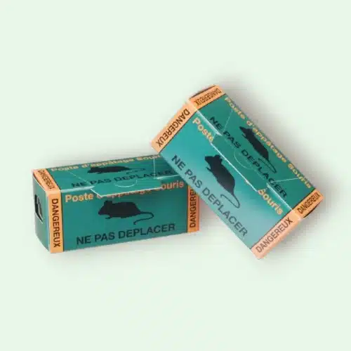 Poste d’Appâtage Souris en Carton – Lot de 10p