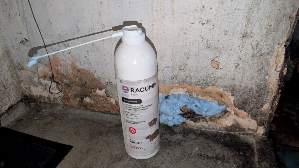 Racumin FOAM, une mousse pour éliminer les souris