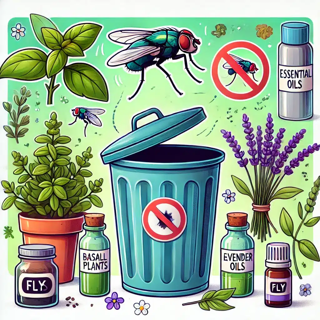 Les astuces pour éloigner les mouches des poubelles