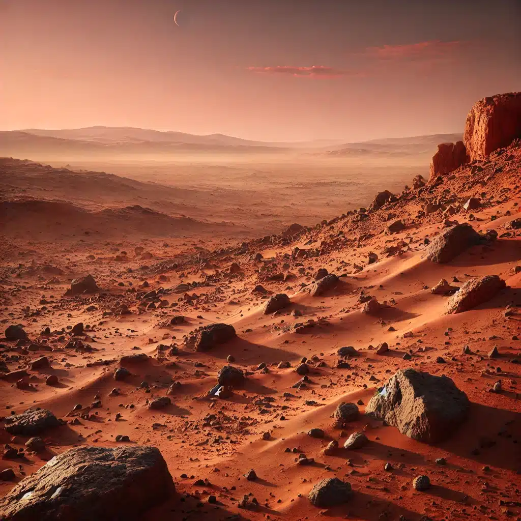 Un cafard sur Mars