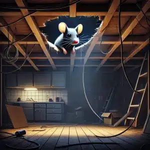 Une souris dans le faux plafond, que faire ?