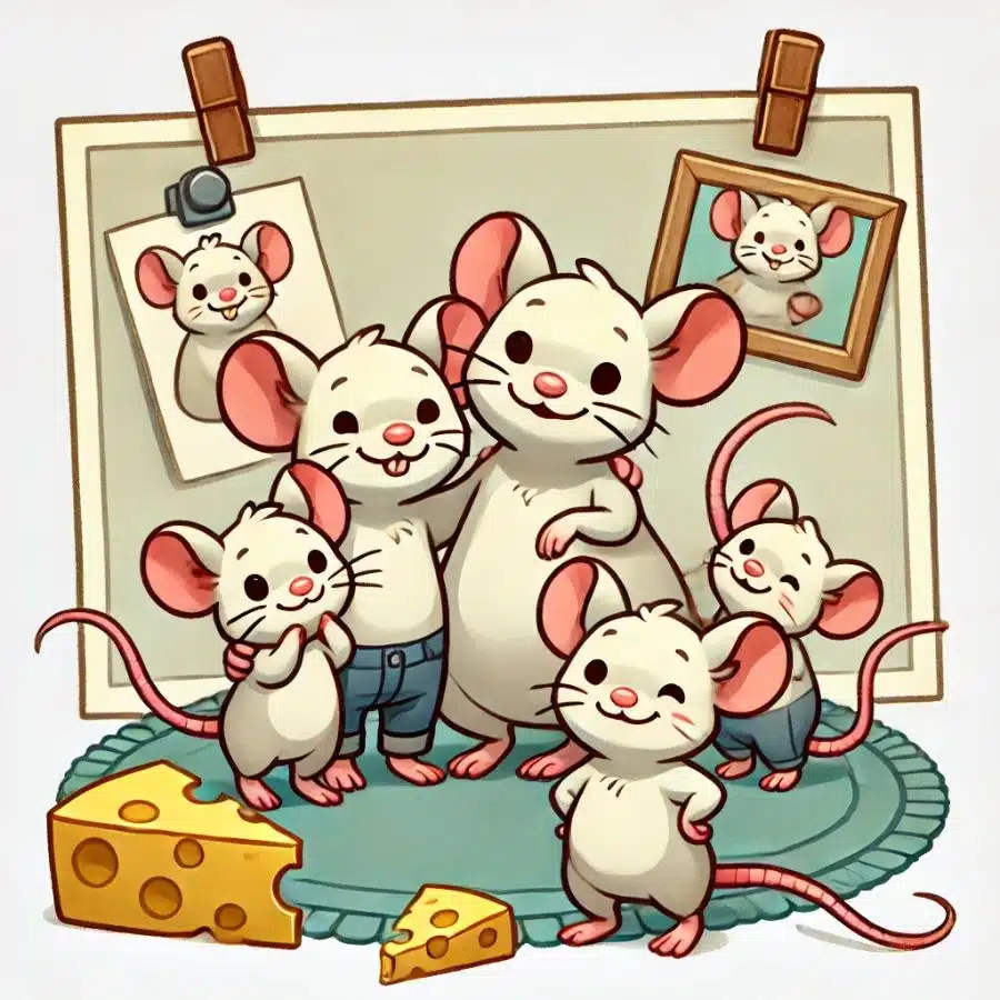 famille de souris