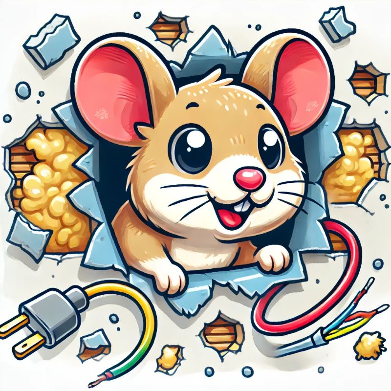 Souris dans les murs