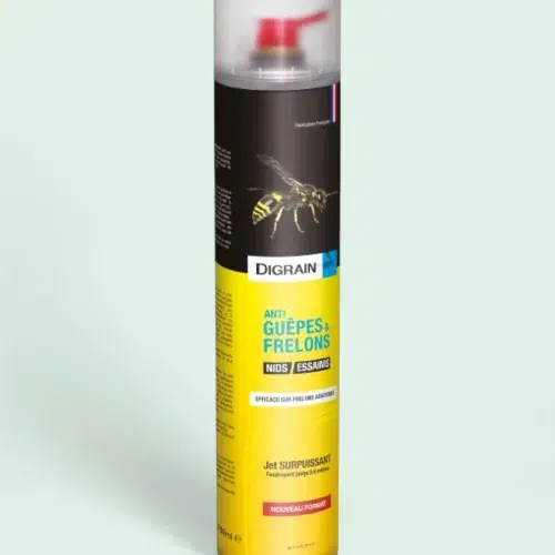 DIGRAIN® Anti-Guêpes et Frelons – Aérosol Insecticide 750 ml